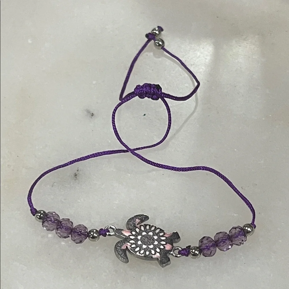 Handmade charming purple
